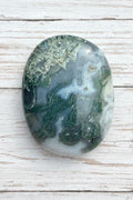 Moss Agate Palmstone 108 grams MAP03