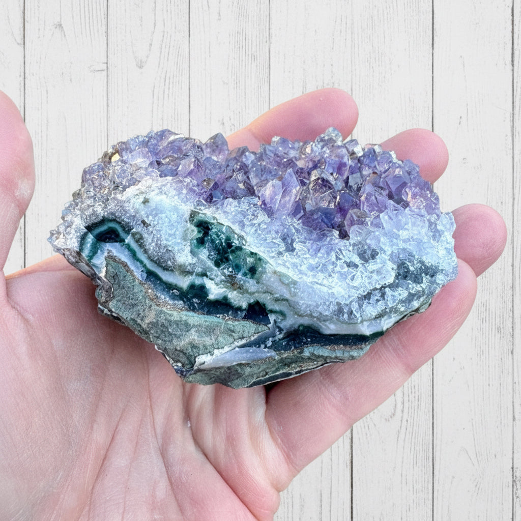 Amethyst Cluster Bed 357 grams AMSG05