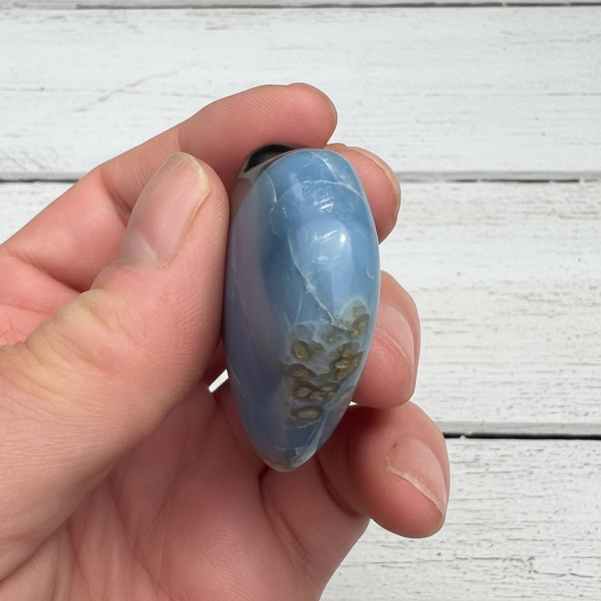 Owyhee Blue Opal Heart Crystal 57 grams BOH07