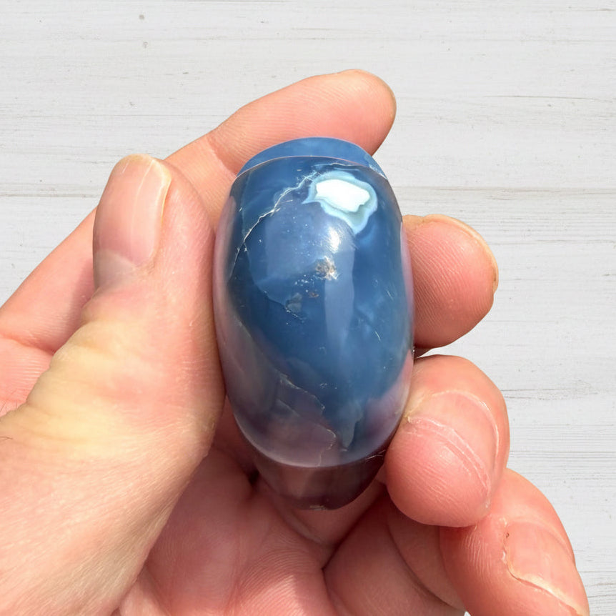 Owyhee Blue Opal Heart Crystal 70 grams BOH08