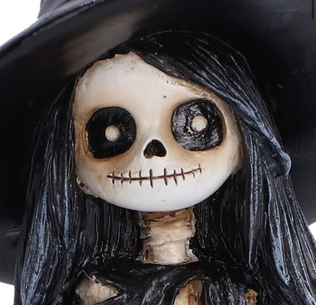 Sorcerina Skeleton Witch Ornament 12.7cm