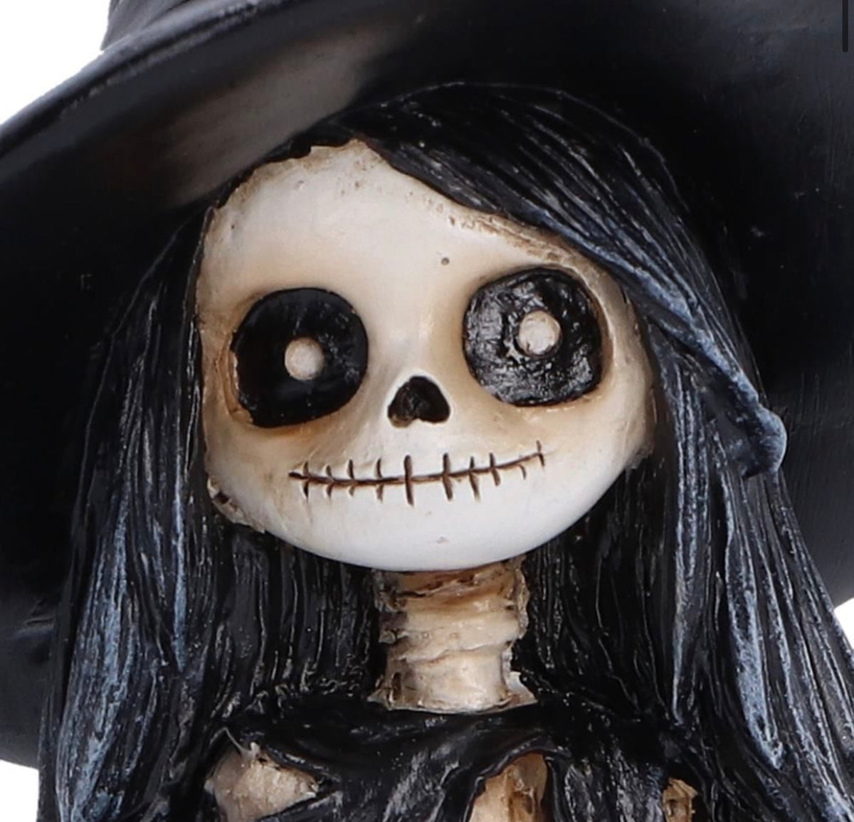 Sorcerina Skeleton Witch Ornament 12.7cm