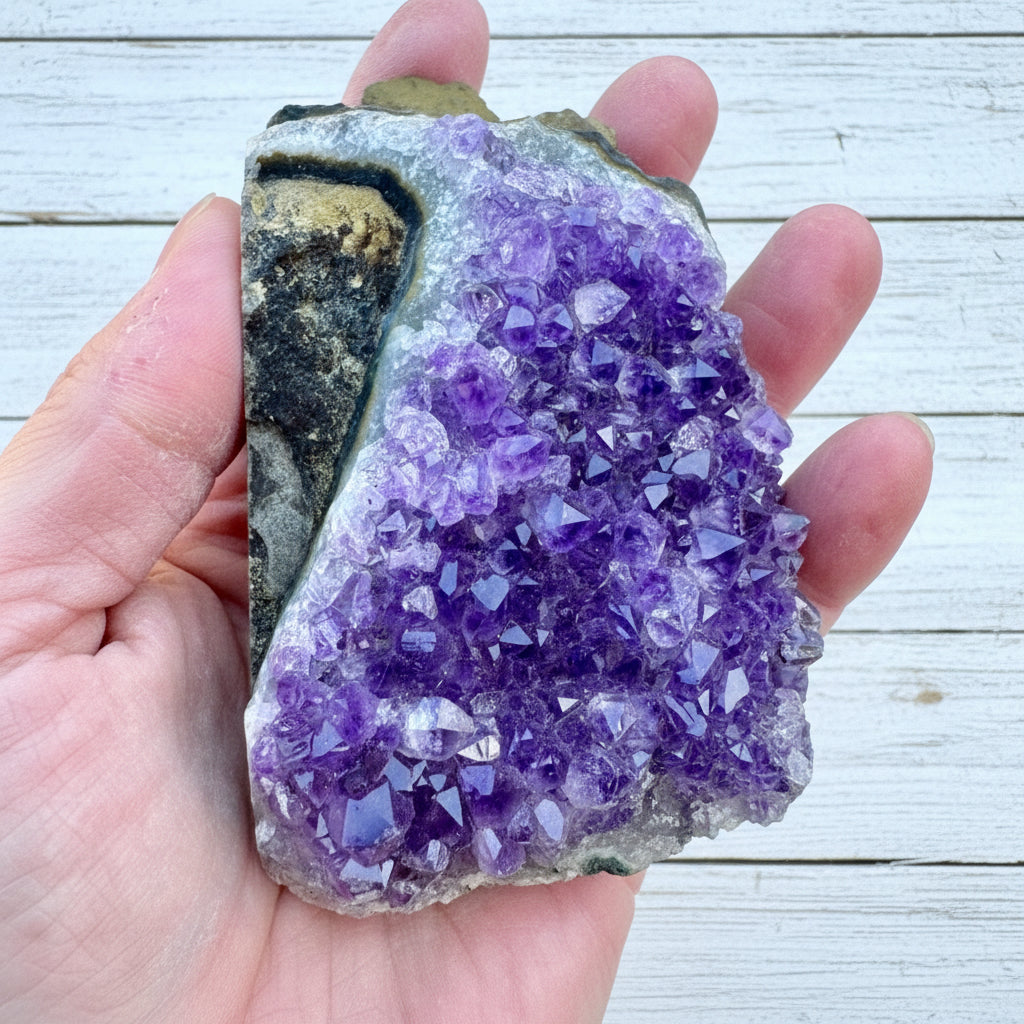 Amethyst Cluster Bed 309 grams AMSG08