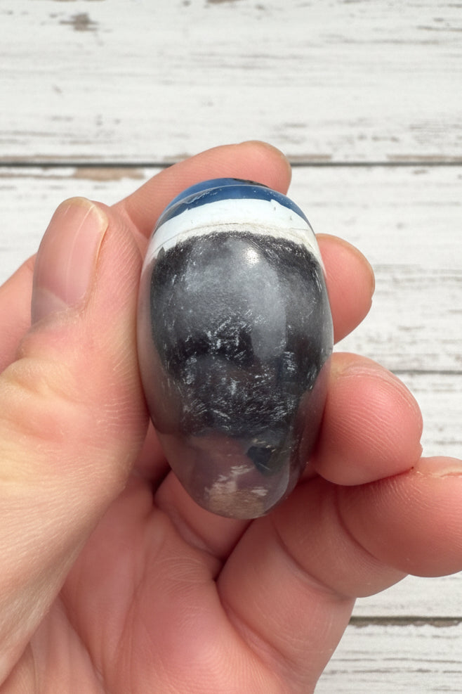 Owyhee Blue Opal Heart Crystal 68 grams BOH11