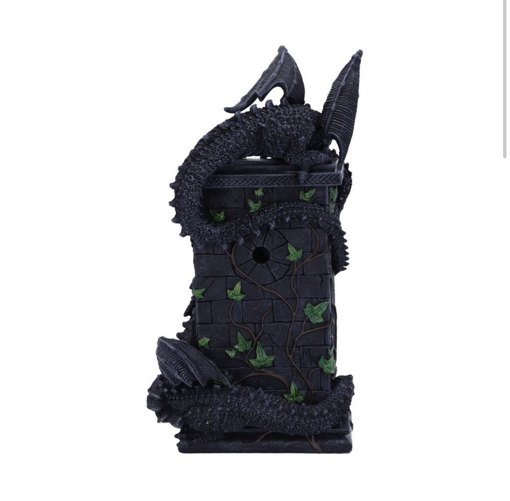 Duelling Dragon Clock 26cm