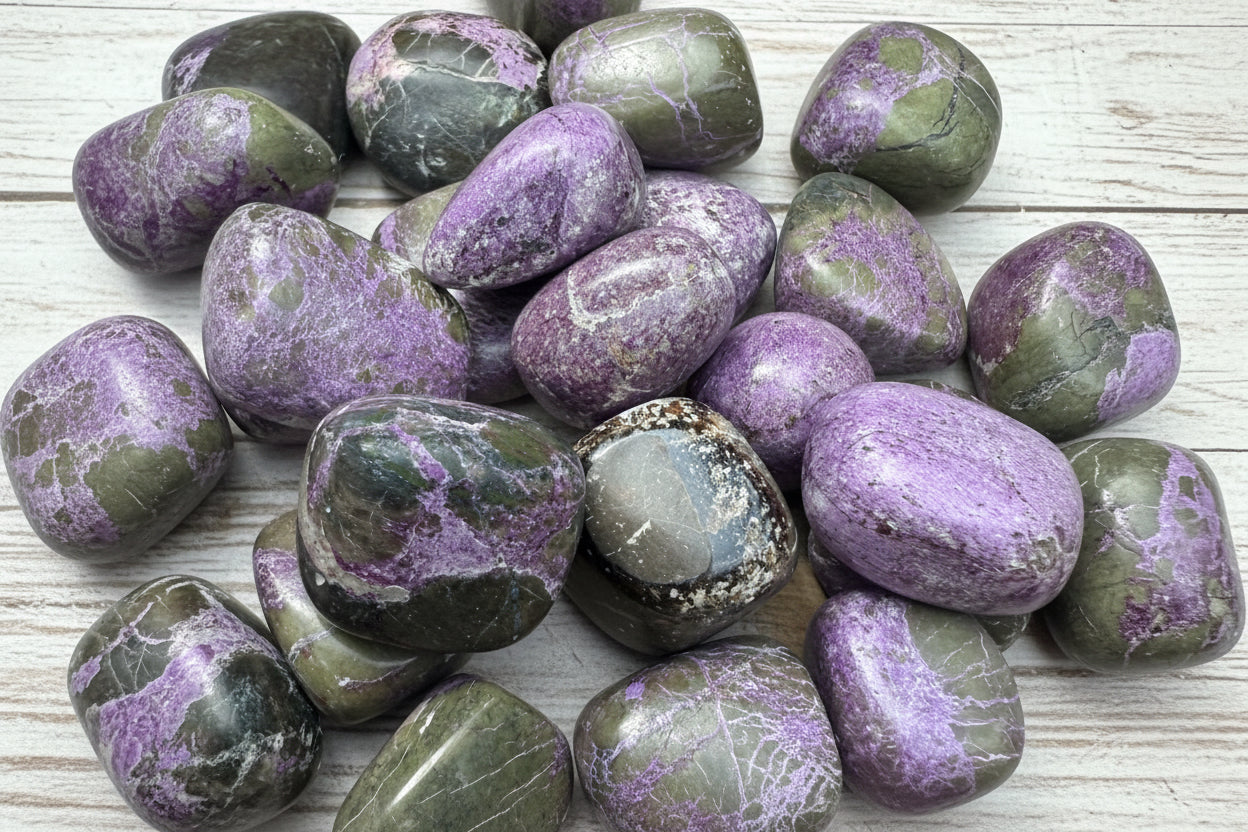 Atlantisite Stichtite Tumblestone Crystal 3-4cm