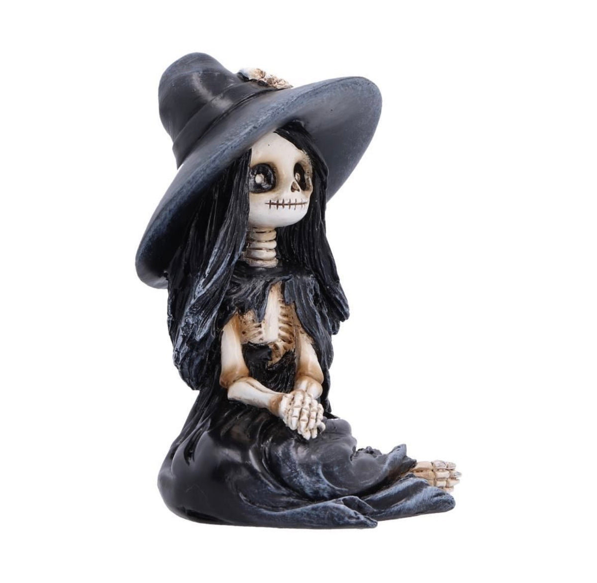 Hexabelle Skeleton Witch Ornament 8.8cm