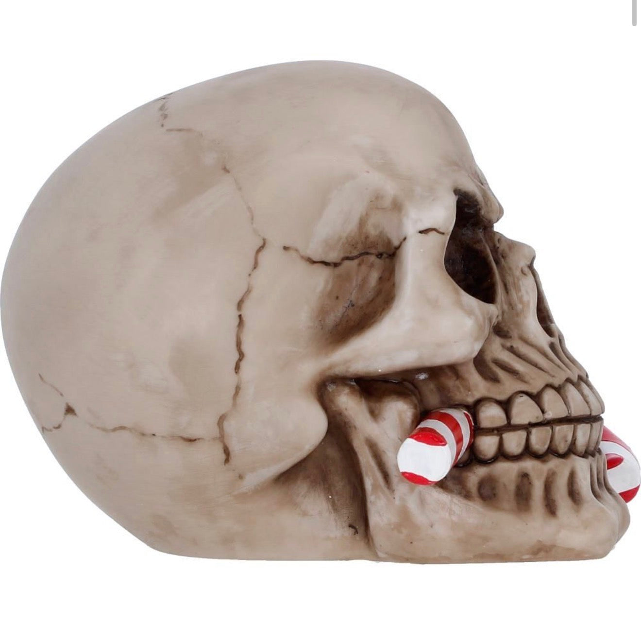 Frostbite L.E.D Skull Christmas Ornament 12cm