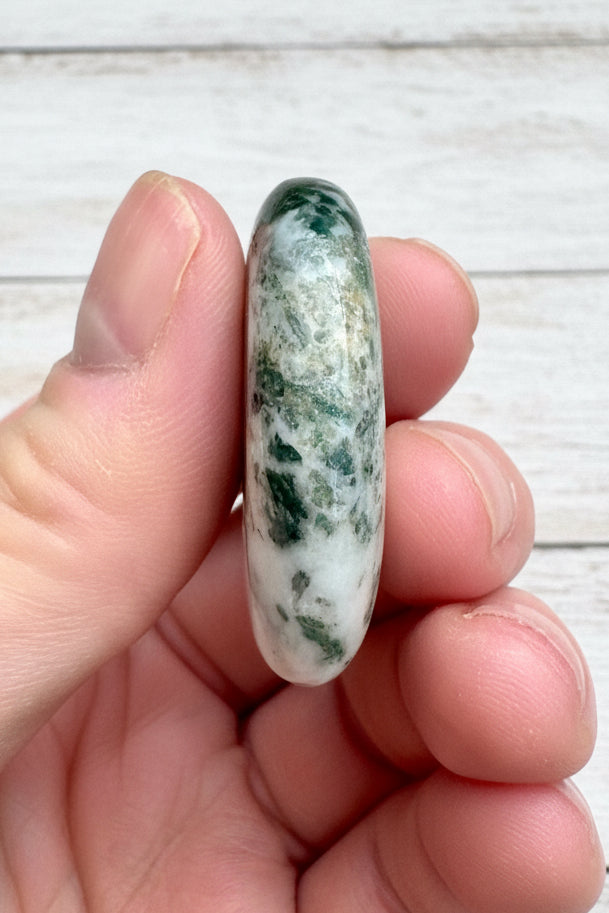 Moss Agate Palmstone 33 grams MAP3