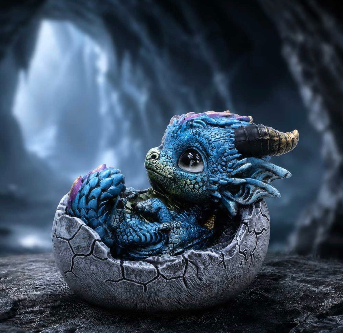 Dragon Cradle Baby Dragon Ornament 7.9cm