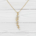 18KT Gold Plated Stainless Steel CZ Pendant