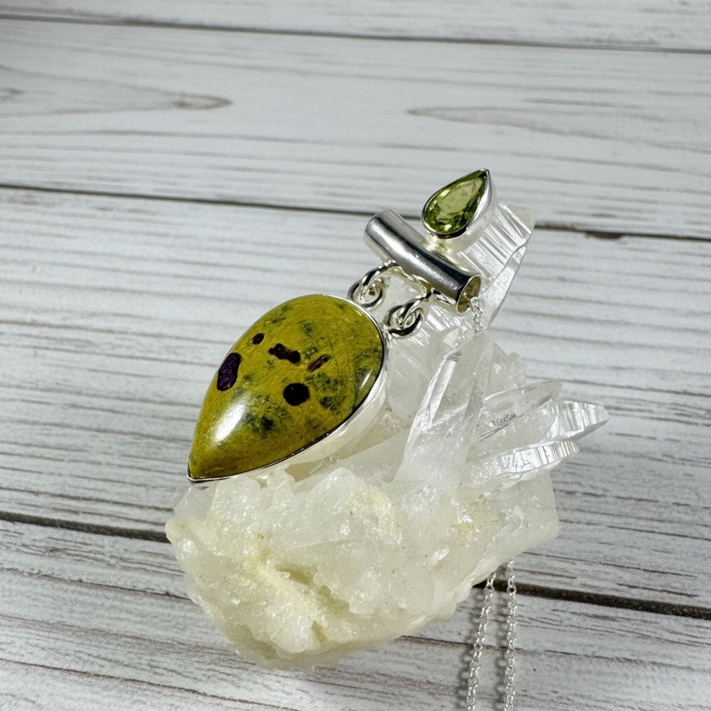 925 Sterling Silver Atlantisite Pendant