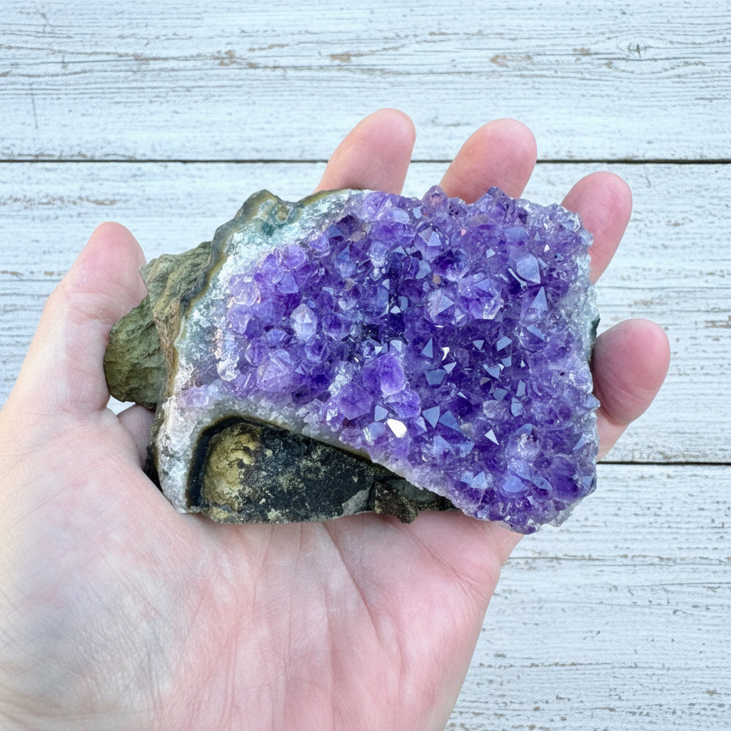 Amethyst Cluster Bed 309 grams AMSG08