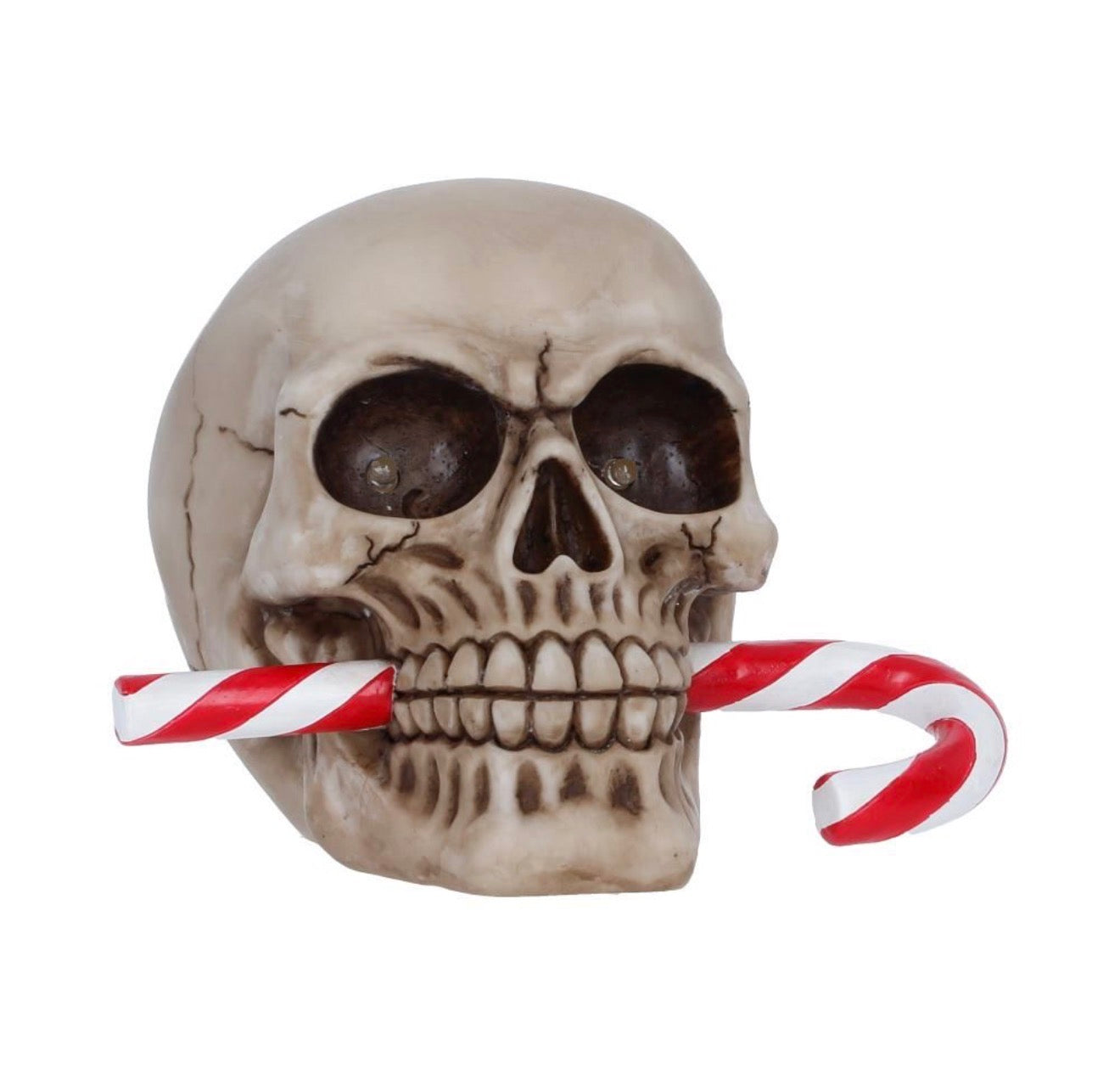 Frostbite L.E.D Skull Christmas Ornament 12cm