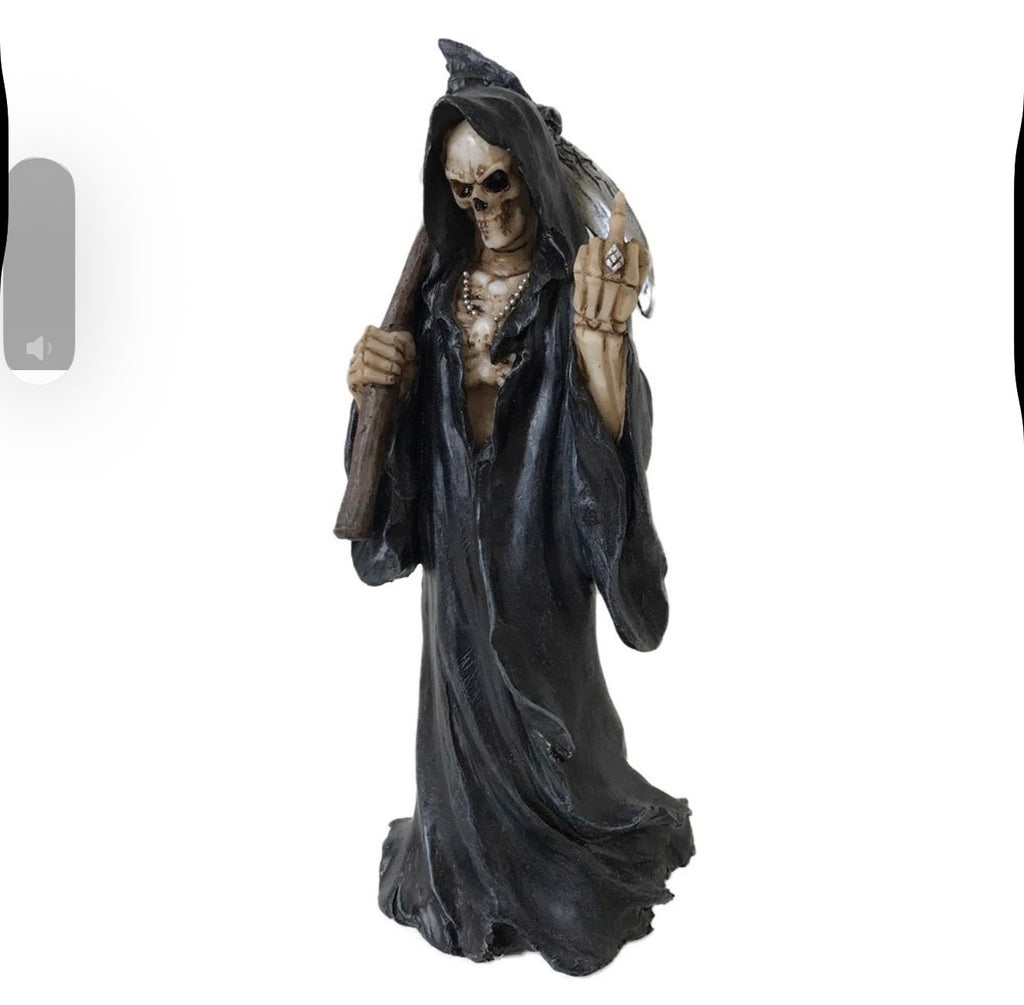 Death Wish Cursing Grim Reaper Ornament 22cm