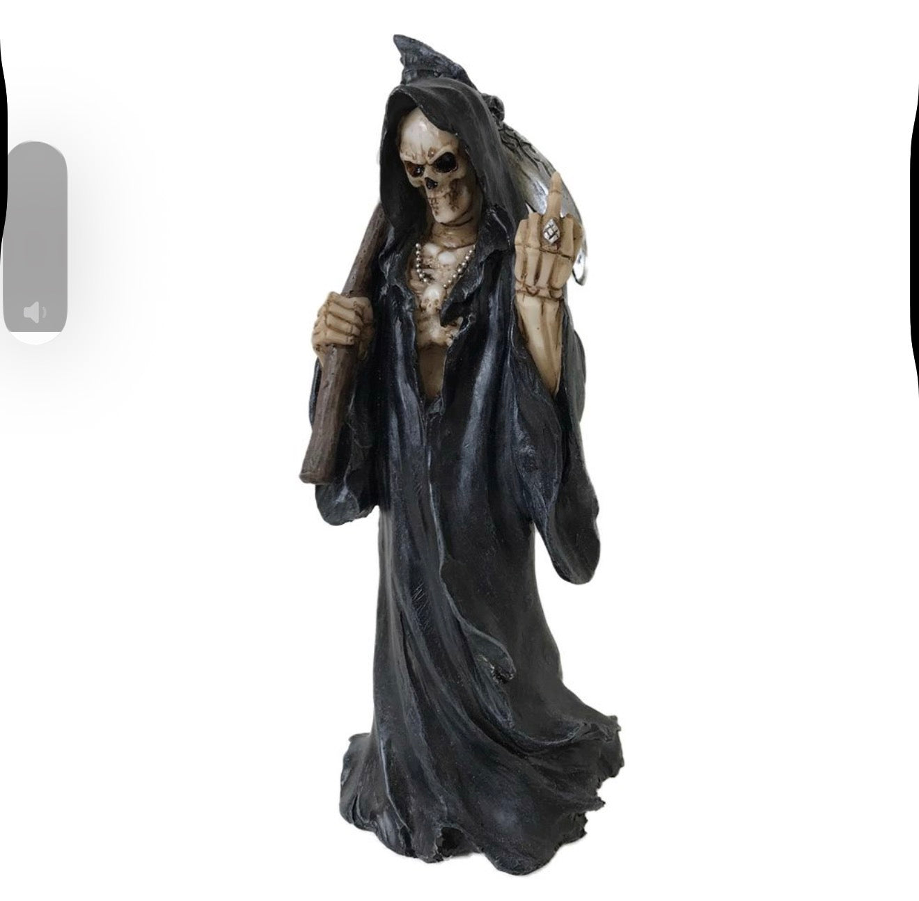 Death Wish Cursing Grim Reaper Ornament 22cm