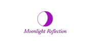 A purple logo featuring a stylized crescent moon above the text 'Moonlight Reflection' on a plain white background.