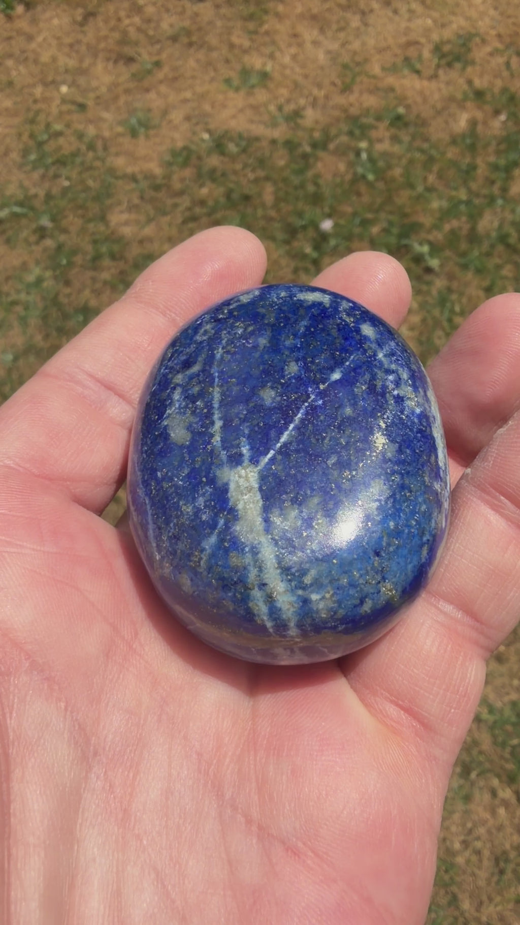 Lapis Lazuli Palmstone 145 grams LP06