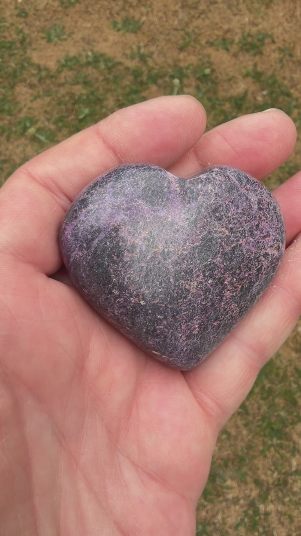 Stichtite Heart Crystal 81 grams AH11