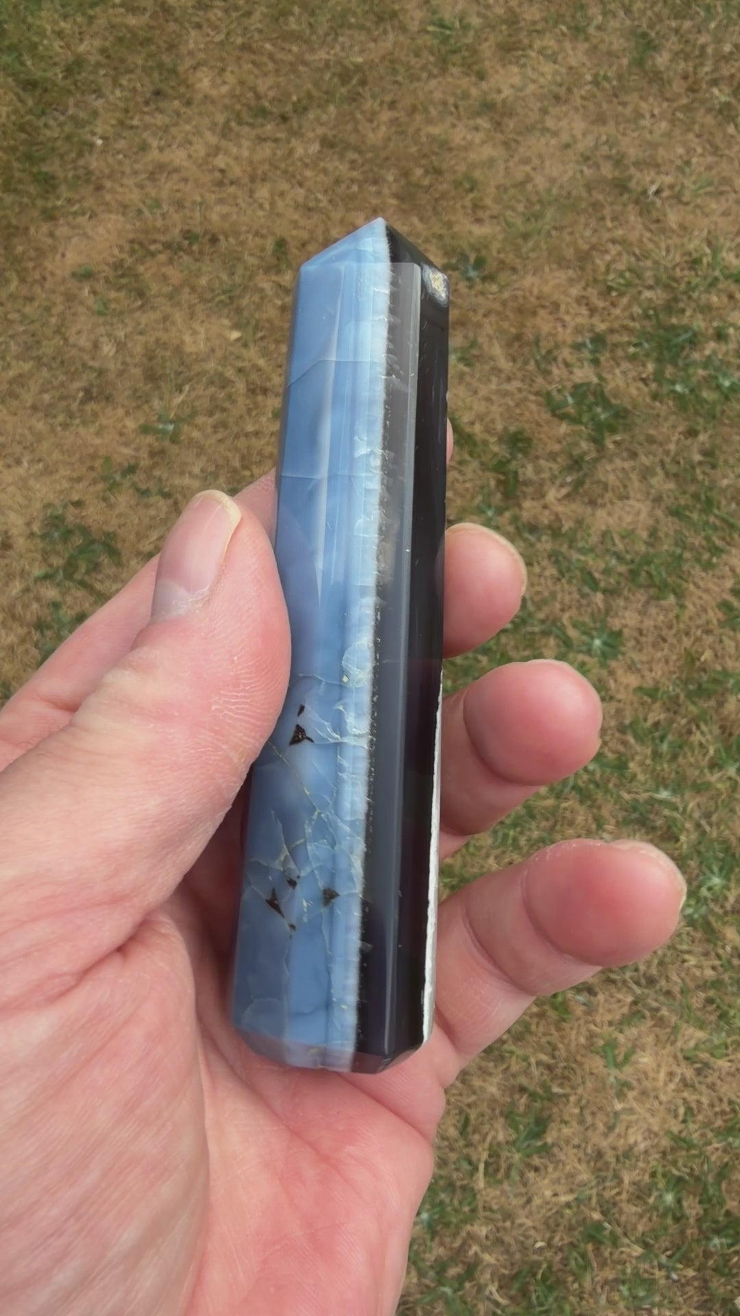 Owyhee Blue Opal Point/Tower 107 grams BOPT03