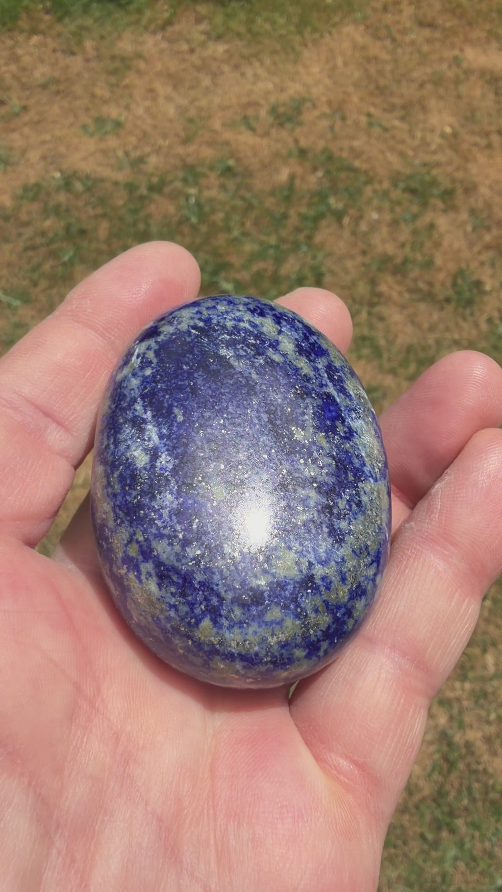 Lapis Lazuli Palmstone 130 grams LP07