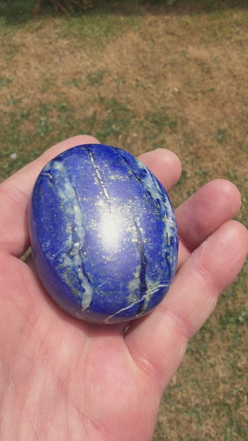 Lapis Lazuli Palmstone 133 grams LP02