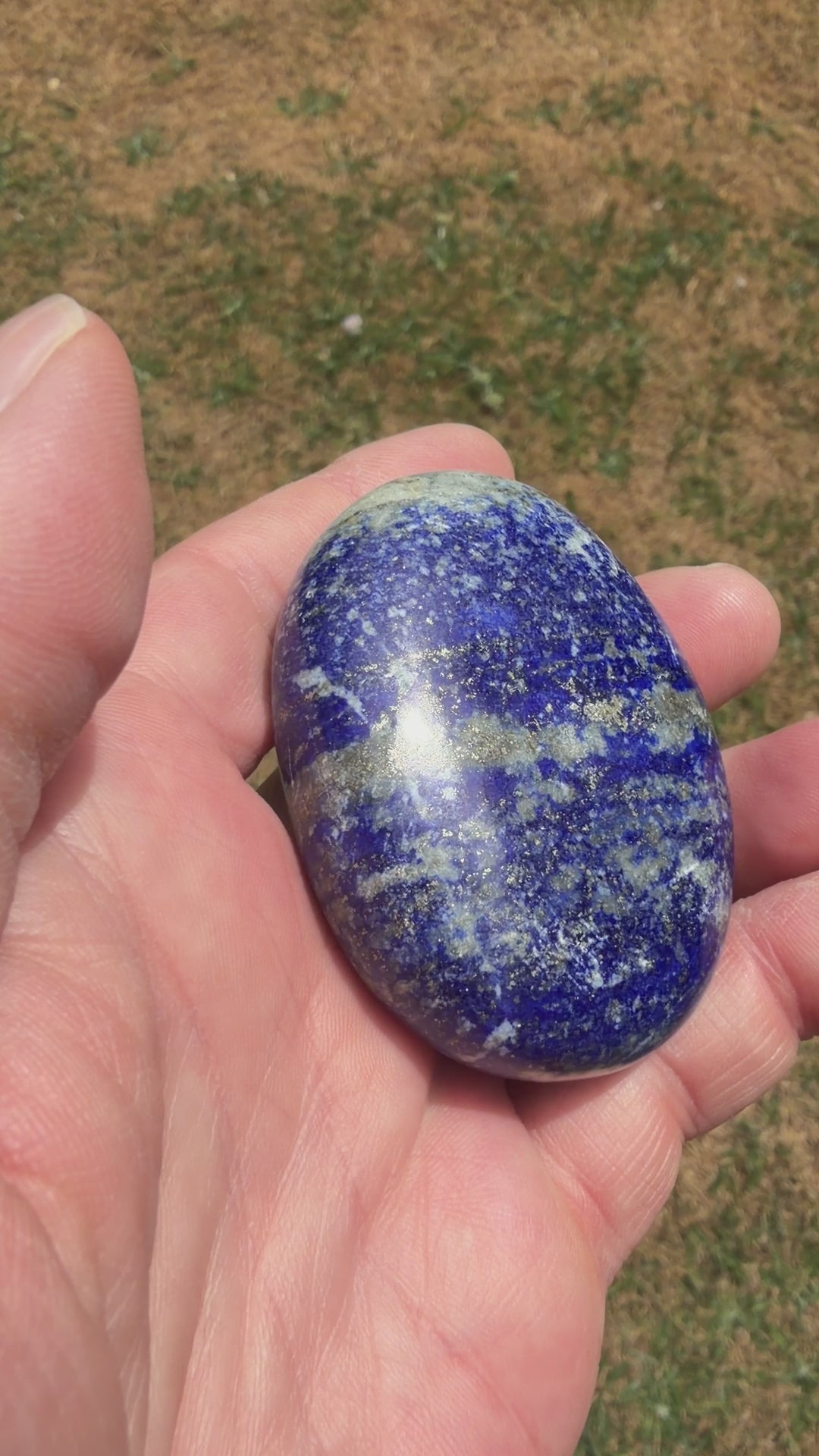 Lapis Lazuli Palmstone 127 grams LP01