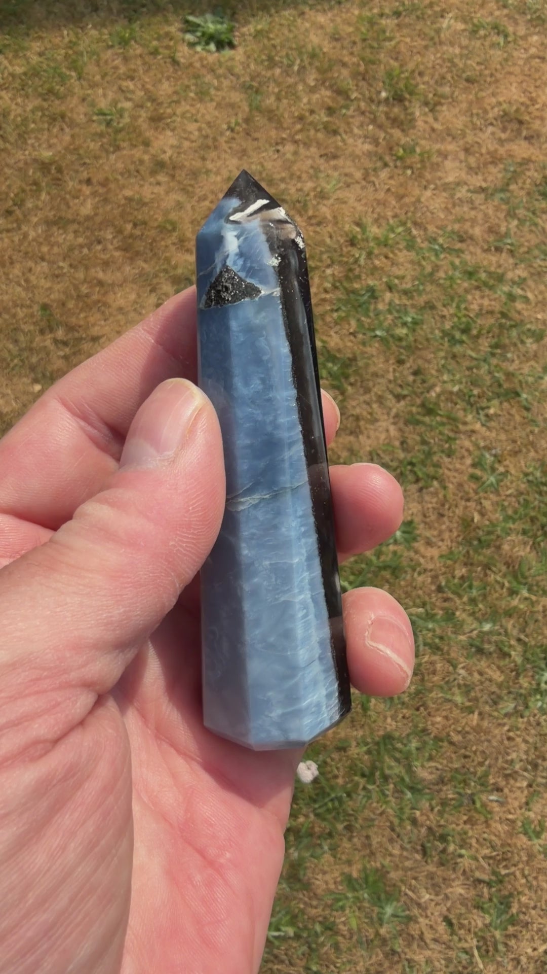 Owyhee Blue Opal Point Tower 85 grams BOPT06