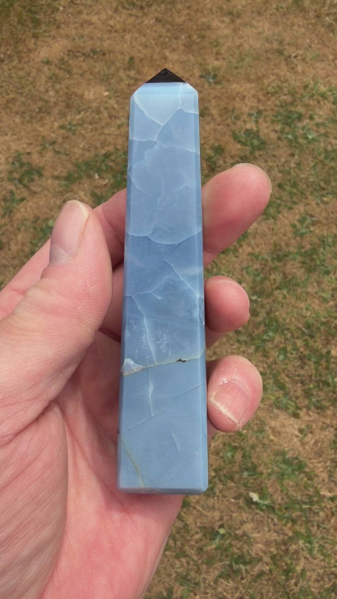 Owyhee Blue Opal Tower 123 grams BOT02